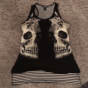 Skull tank top